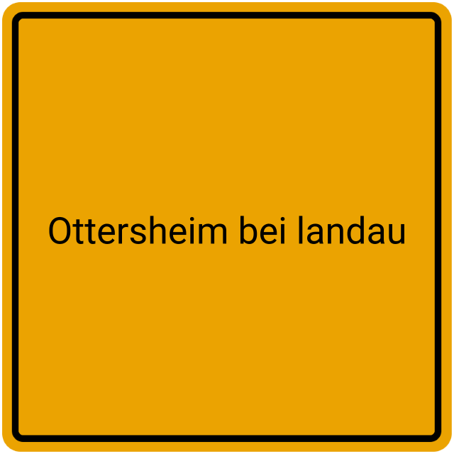 Meldebestätigung Ottersheim bei Landau